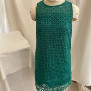 Loft Green Lace Dress
